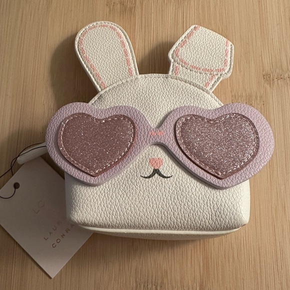 NWT LC Lauren Conrad bunny coin pouch - Picture 3 of 6